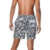 imageSpeedo Mens Swim Trunk Mid Length Redondo PrintedTriangle Anthracite