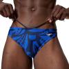 imageSpeedo Mens Swimsuit Brief Eco Flex 2 Outseam BeachstarCut Flowers Deep Sapphire