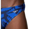 imageSpeedo Mens Swimsuit Brief Eco Flex 2 Outseam BeachstarCut Flowers Deep Sapphire