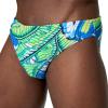imageSpeedo Mens Swimsuit Brief Eco Flex 2 Outseam BeachstarFeathered Palm Deep Sapphire