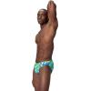 imageSpeedo Mens Swimsuit Brief Eco Flex 2 Outseam BeachstarFeathered Palm Deep Sapphire