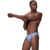 imageSpeedo Mens Swimsuit Brief Eco Flex 2 Outseam BeachstarSonar Stripe Deep Sapphire