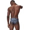 imageSpeedo Mens Swimsuit Brief Eco Flex 2 Outseam BeachstarWhale Whale Anthracite