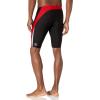 imageSpeedo Mens Swimsuit Jammer Endurance Splice Team Colors  Manufacturer DiscontinuedBlackRed Splice