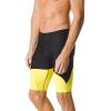 imageSpeedo Mens Swimsuit Jammer Endurance Splice Team Colors  Manufacturer DiscontinuedBlackYellow Spark