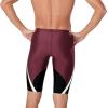 imageSpeedo Mens Swimsuit Jammer Endurance Splice Team Colors  Manufacturer DiscontinuedEdge BlackMaroon