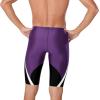 imageSpeedo Mens Swimsuit Jammer Endurance Splice Team Colors  Manufacturer DiscontinuedEdge BlackPurple