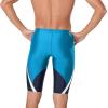 imageSpeedo Mens Swimsuit Jammer Endurance Splice Team Colors  Manufacturer DiscontinuedEdge NavyLight Blue