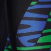 imageSpeedo Mens Swimsuit Jammer Endurance Splice Team Colors  Manufacturer DiscontinuedTeam Royal BlueBright Green