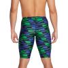 imageSpeedo Mens Swimsuit Jammer Endurance Splice Team Colors  Manufacturer DiscontinuedTeam Royal BlueBright Green