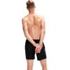 imageSpeedo Printed Leisure 16quot Swim Trunks MenBlackFed Red