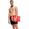imageSpeedo Printed Leisure 16quot Swim Trunks MenBlackFed Red