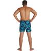 imageSpeedo Printed Leisure 16quot Swim Trunks MenTrue NavyBlue JewelWhite