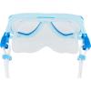 imageSpeedo UnisexAdult Swim Snorkel Dive Mask AntiFog with Nose Cover Adventure SeriesM Cool BlueClear