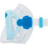 imageSpeedo UnisexAdult Swim Snorkel Dive Mask AntiFog with Nose Cover Adventure SeriesM Cool BlueClear