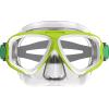 imageSpeedo UnisexAdult Swim Snorkel Dive Mask AntiFog with Nose Cover Adventure SeriesM Lime GreenClear