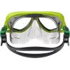 imageSpeedo UnisexAdult Swim Snorkel Dive Mask AntiFog with Nose Cover Adventure SeriesM Lime GreenClear