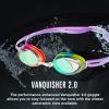 imageSpeedo Unisexchild Swim Goggles Vanquisher 20 JuniorMirrored Blue