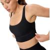 imageSpeedo Womens Swimsuit Bikini Top Essentials with Removable Cups Soft FabricSquare Anthracite