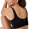 imageSpeedo Womens Swimsuit Bikini Top Essentials with Removable Cups Soft FabricSquare Anthracite