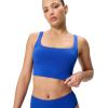 imageSpeedo Womens Swimsuit Bikini Top Essentials with Removable Cups Soft FabricSquare Deep Sapphire