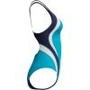 imageSpeedo Womens Swimsuit One Piece Creora Highclo Quantum Splice High Cut SolidFusion Mayan BluePeacoat