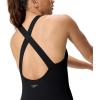 imageSpeedo Womens Swimsuit One Piece Essentials with Removable Cups Soft FabricScoop Anthracite