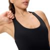 imageSpeedo Womens Swimsuit One Piece Essentials with Removable Cups Soft FabricScoop Anthracite