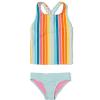 imageSpeedo Girls Swimsuit Two Piece Tankini Thick StrapTankini SetAqua Splash