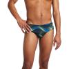 imageSpeedo UnisexAdult Precision BriefTeam Royal BlueBright Green