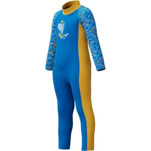 imageSpeedo Boys Swimsuit Infant to Big Kid UPF 50 Learn to SwimLS Sunsuit Lagoon Blue