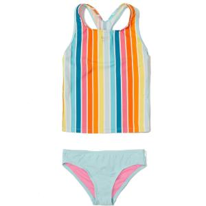imageSpeedo Girls Swimsuit Two Piece Tankini Thick StrapTankini SetAqua Splash