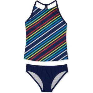 imageSpeedo Girls Swimsuit Two Piece Tankini Thin StrapColorful Direction