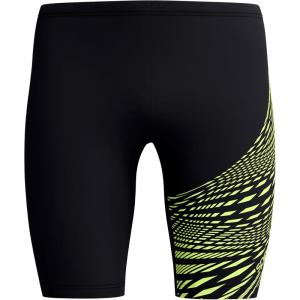 imageSpeedo Medley Logo Mens ShortsBlackHyper Yellow