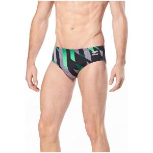imageSpeedo Mens Pinstripe Flight BriefGreen