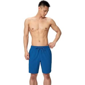 imageSpeedo Mens Swim Trunk Mid Length Essentials Solid18 Turkish Sea