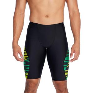 imageSpeedo Mens Swimsuit Jammer Endurance Splice Team Colors  Manufacturer DiscontinuedTeam Bright Green