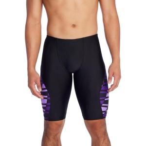 imageSpeedo Mens Swimsuit Jammer Endurance Splice Team Colors  Manufacturer DiscontinuedTeam Purple