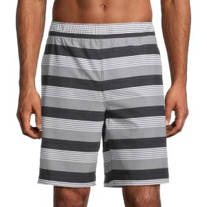 imageSpeedo Mens Tech Volley with Hydroliner BoardshortStripeSpeedo Black