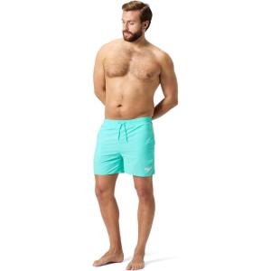 imageSpeedo Printed Leisure 16quot Swim Trunks MenArctic Glass