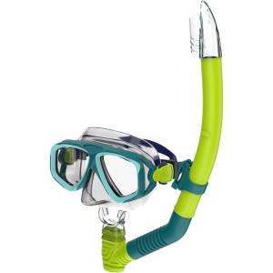 imageSpeedo UnisexAdult Swim Snorkel Dive Mask AntiFog with Nose Cover Adventure SeriesMS Deep LakeClear