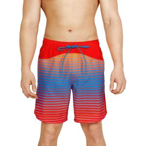 imageSpeedo UnisexAdult Swim Trunk Mid Length MarinaStripe Explorer Turkish Sea