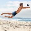 imageSpeedo Boys Thru Way Stripe EBoard 18 BottomBlackGreyWhite