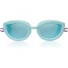 imageSpeedo Kids Swim Goggles Sunny G Ages 38Aruba BlueCeleste