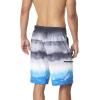 imageSpeedo Mens Swim Trunk Knee Length Boardshort Active Flex EBoard PrintedDeep Steel