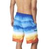 imageSpeedo Mens Swim Trunk Knee Length Boardshort Active Flex EBoard PrintedSpeedo Blue