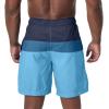 imageSpeedo Mens Swim Trunk Knee Length Tech VolleyBlue Colorblock