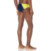 imageSpeedo Womens Swimsuit Brief Powerflex Eco Revolve Splice Team ColorsNavyGold