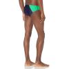 imageSpeedo Womens Swimsuit Brief Powerflex Eco Revolve Splice Team ColorsNavyGreen