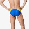 imageSpeedo Womens Swimsuit Brief Powerflex Eco Revolve Splice Team ColorsNew SapphireGold